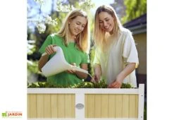 Axi Jardinière Sur Pieds En Bois De Hemlock - 120 X 54 X 94 Cm -Garanta Jardin Magasin jardiniere surelevee bois axi