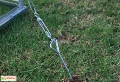 Kit D'ancrage Pour Serre Et Abri De Jardin Palram-Canopia -Garanta Jardin Magasin kit ancrage sol serre palram anchoring 1