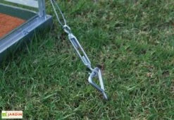 Kit D'ancrage Pour Serre Et Abri De Jardin Palram-Canopia -Garanta Jardin Magasin kit ancrage sol serre palram anchoring 3