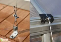 Kit D'ancrage Pour Serre Et Abri De Jardin Palram-Canopia -Garanta Jardin Magasin kit ancrage sol serre palram anchoring 5