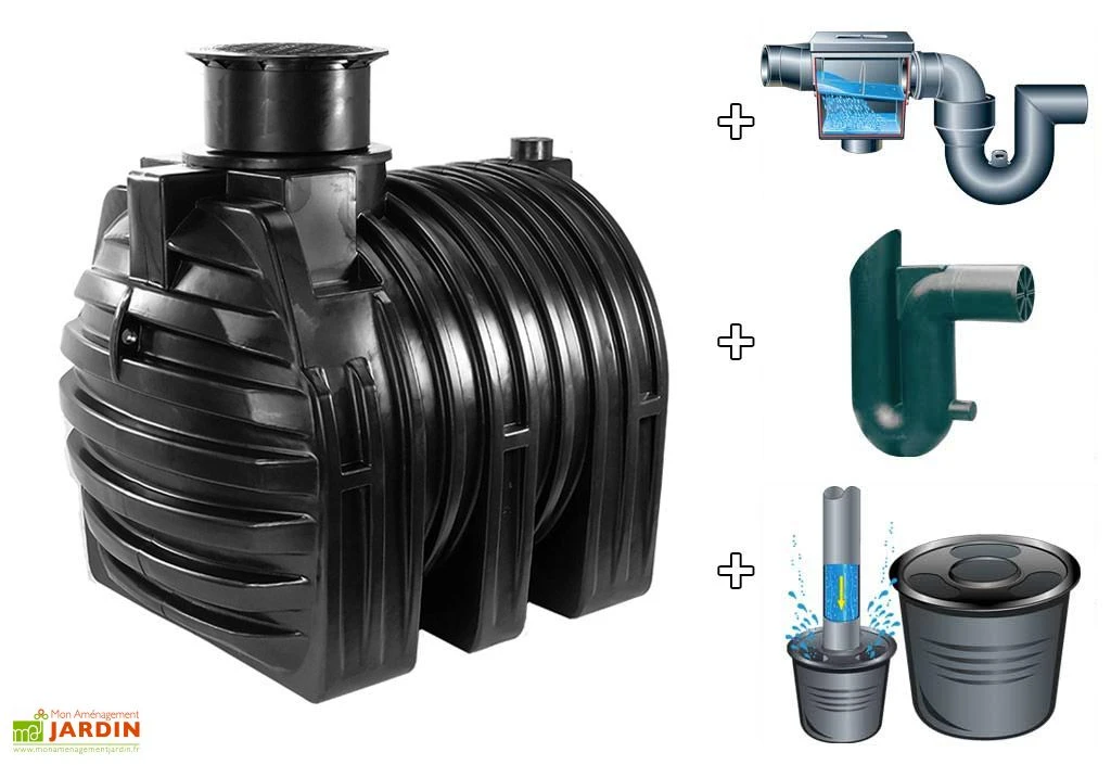 Kit Cuve Recuperateur Eau Enterree 4500 L 3 Kit Cuve Recuperateur Eau Enterree 4500 L