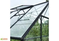 Halls Serre De Jardin En Aluminium Et Verre Horticole Universal 128 – 9,9 M² -Garanta Jardin Magasin lucarne toit serre verre universal 128