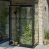 Halls Serre De Jardin Adossée En Verre Trempé Qube Lean-to 24 – 0,8 M² 1 Halls Serre De Jardin Adossée En Verre Trempé Qube Lean-to 24 – 0,8 M² -Garanta Jardin Magasin mini serre jardin adossee terrasse