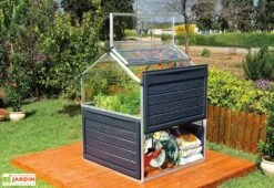 Mini Serre De Jardin En Aluminium Et Polycarbonate Plant Inn (118 X 118 Cm) -Garanta Jardin Magasin mini serre jardin aluminium polycarbonate plant inn 118 x 118 cm 2