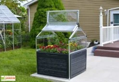 Mini Serre De Jardin En Aluminium Et Polycarbonate Plant Inn (118 X 118 Cm) -Garanta Jardin Magasin mini serre jardin aluminium polycarbonate plant inn 118 x 118 cm 3