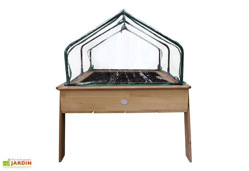 Axi Table De Culture En Bois De Hemlock + Bâche Plastique - 110 X 93 X 99 Cm 6 Axi Table De Culture En Bois De Hemlock + Bâche Plastique - 110 X 93 X 99 Cm – Image 4