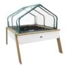 Axi Table De Culture En Bois De Hemlock + Bâche Plastique - 110 X 93 X 99 Cm -Garanta Jardin Magasin mini serre surelevee bois blanc