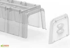 Serre De Jardin Tunnel De Forçage : Bases + Embouts + Piquets (105 X 39 X 30 Cm) -Garanta Jardin Magasin mini serre tunnel forcage mvi modulo 40 3