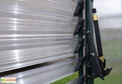 Système D'ouverture Automatique D'évent Latéral Palram-Canopia -Garanta Jardin Magasin ouverture automatique fenetre persiennes serre palram 2