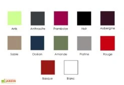 Pot De Fleurs En Plastique Colors Up M Simple Ou Double Paroi (Ø50/33 X 100 Cm) -Garanta Jardin Magasin palette 2