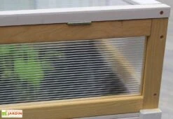 Axi Serre De Culture Sur Pieds En Bois Et Polycarbonate - 120 X 54 X 120 Cm -Garanta Jardin Magasin parois polycarbonate serre sur pieds bois