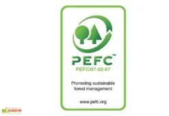 Solid Abri De Jardin Bois Chamonix 40mm (478x418cm) -Garanta Jardin Magasin pefc solid 1 26