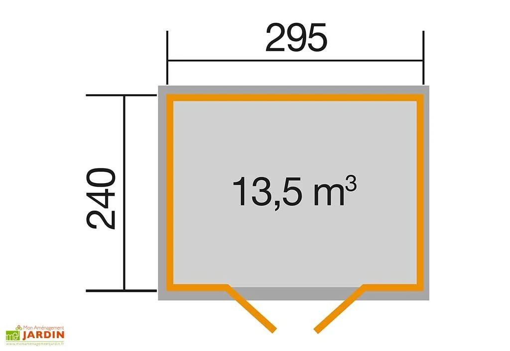 Abri De Jardin En Bois D’épicéa 219 Weka-Line T2 – 7,08 M² 6 Abri De Jardin En Bois D’épicéa 219 Weka-Line T2 – 7,08 M² – Image 4