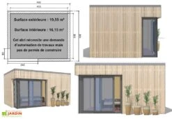 Bungalow Design Studio Avec Baie Dans L'angle (495x395) -Garanta Jardin Magasin plan bungalow design studio baie angle 495x395 1