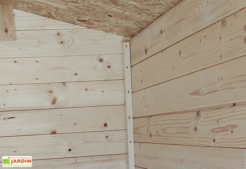 Abri De Jardin En Bois Brut 3,9 M² 16 Mm - Gaeta 4 Abri De Jardin En Bois Brut 3,9 M² 16 Mm - Gaeta – Image 2