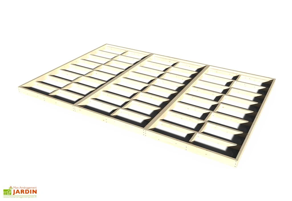 Plancher En Bois Brut Pour Studio De Jardin Como 17 M² 5 Plancher En Bois Brut Pour Studio De Jardin Como 17 M² – Image 3