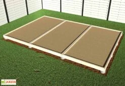 Plancher En Bois Brut Pour Studio De Jardin Como 11 M² -Garanta Jardin Magasin plancher chalet jardin etape 3 1