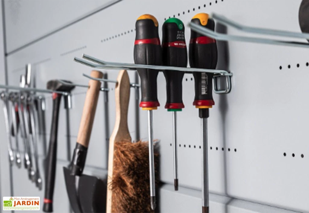 Plaque Perforée Avec Crochets Pour Abri Luminato - 8,8 M² Et 19,2 M² 3 Plaque Perforée Avec Crochets Pour Abri Luminato - 8,8 M² Et 19,2 M²