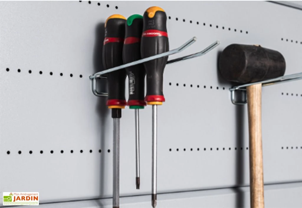 Plaque Perforée Avec Crochets Pour Abri Luminato - 8,8 M² Et 19,2 M² 4 Plaque Perforée Avec Crochets Pour Abri Luminato - 8,8 M² Et 19,2 M² – Image 2