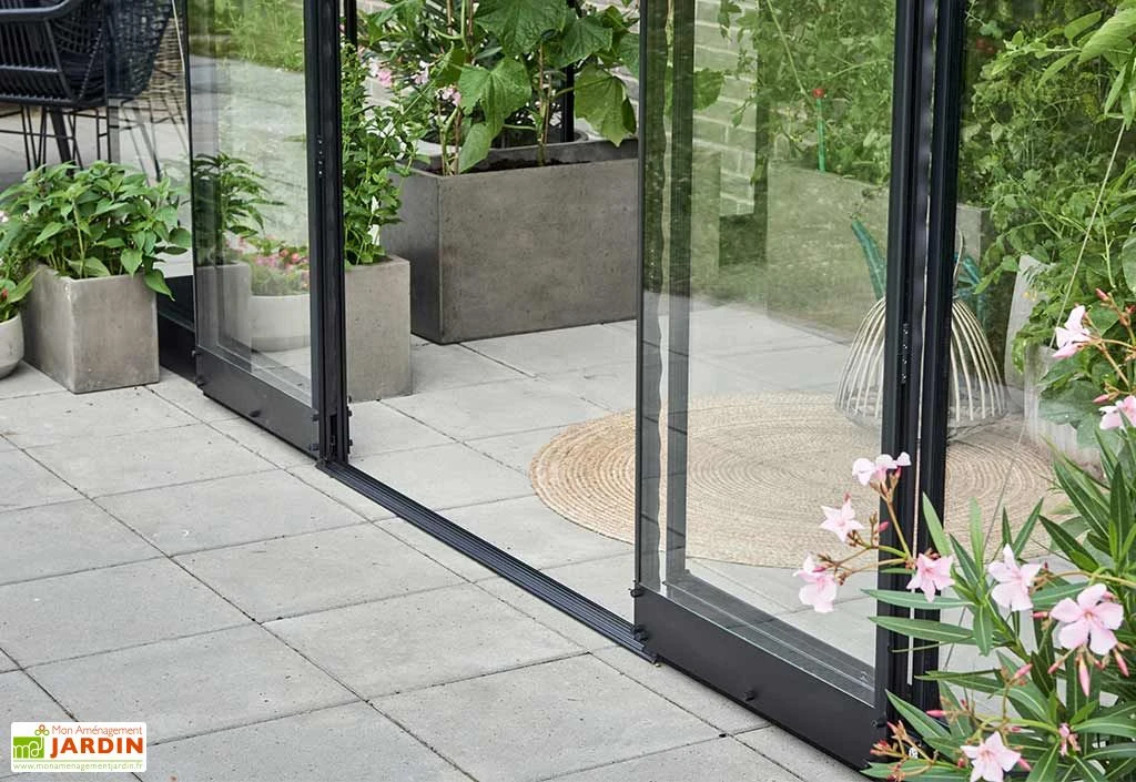 Halls Serre De Jardin Adossée En Verre Trempé Qube Lean-to 612 – 7,1 M² 6 Halls Serre De Jardin Adossée En Verre Trempé Qube Lean-to 612 – 7,1 M² – Image 4