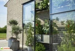 Halls Serre De Jardin Adossée En Verre Trempé Qube Lean-to 26 – 1,2 M² 9 Halls Serre De Jardin Adossée En Verre Trempé Qube Lean-to 26 – 1,2 M² -Garanta Jardin Magasin porte coulissante serre murale