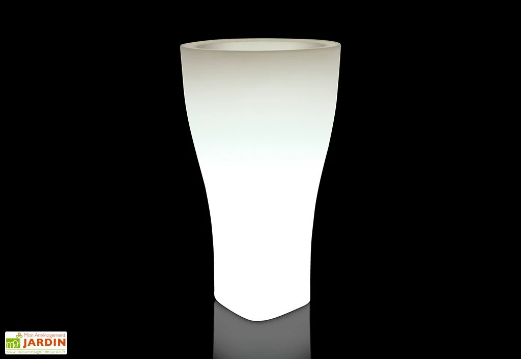 Pot De Fleurs Lumineux En Polyéthylène Domus – Ø 48 X 85 Cm 3 Pot De Fleurs Lumineux En Polyéthylène Domus – Ø 48 X 85 Cm