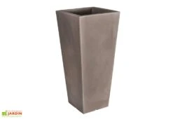 Pot De Fleurs En Polyéthylène Hydrus - 39 X 39 X 85 Cm -Garanta Jardin Magasin pot de fleurs tabac 1