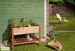 Carré Potager En Bois Autoclave Sur Pieds 120 X 80 Cm H. 88 Cm - Ventspils 9 Carré Potager En Bois Autoclave Sur Pieds 120 X 80 Cm H. 88 Cm - Ventspils -Garanta Jardin Magasin potager bois sur pieds ekju 253478