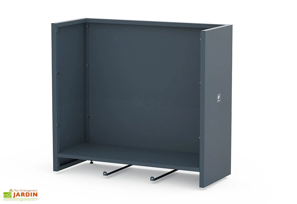 Jardinière En Métal Thermolaqué Profondeur Ajustable - 100 X 40 X 115 Cm 7 Jardinière En Métal Thermolaqué Profondeur Ajustable - 100 X 40 X 115 Cm – Image 5