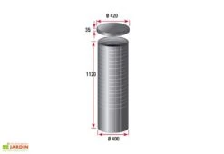 Puits En Polyéthylène à Enterrer 140 L -Garanta Jardin Magasin puits polyethylene a enterrer plastique 140l 2