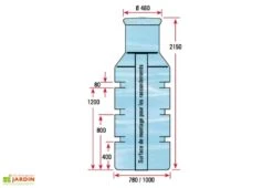 Puits En Polyéthylène à Enterrer 900 L 9 Puits En Polyéthylène à Enterrer 900 L -Garanta Jardin Magasin puits polyethylene a enterrer plastique 900l 3