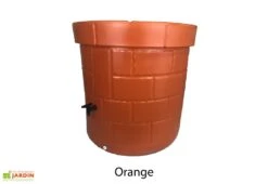 Récupérateur D’eau De Pluie Décoratif En Polyéthylène 340 L 13 Récupérateur D’eau De Pluie Décoratif En Polyéthylène 340 L -Garanta Jardin Magasin recuperateur eau decoratif orange