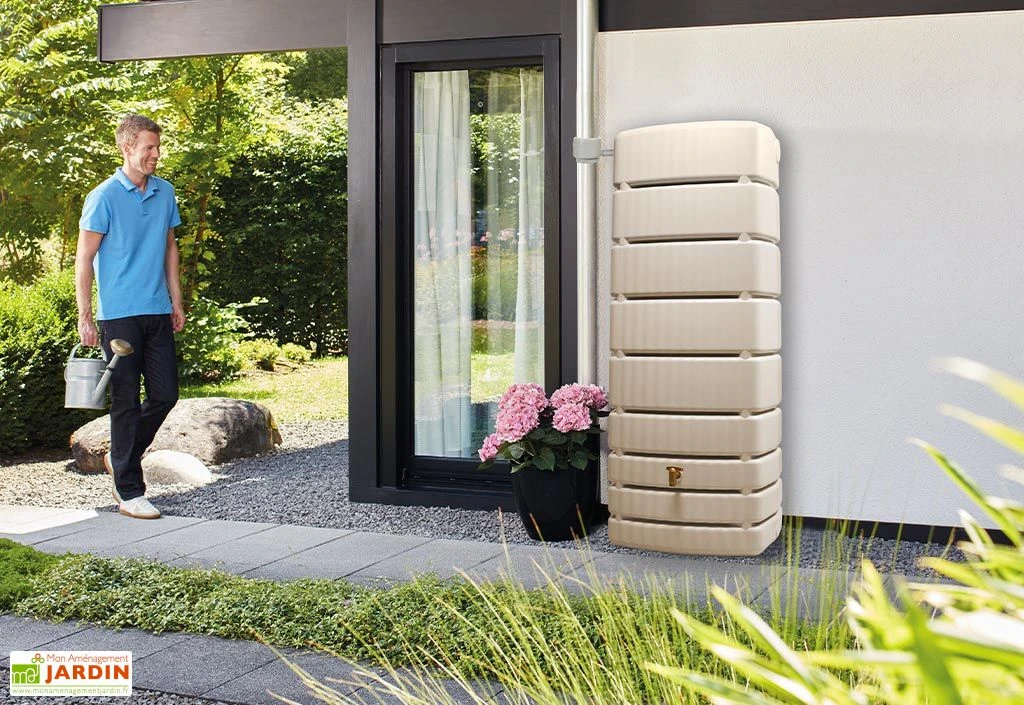 Garantia Récupérateur D’eau De Pluie 500 L Avec Robinet Et Collecteur – Slim 5 Garantia Récupérateur D’eau De Pluie 500 L Avec Robinet Et Collecteur – Slim – Image 3