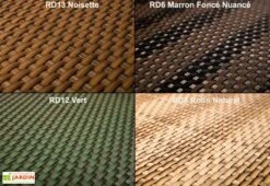 Jardinière En Résine Tressée Cube 46x46x46cm (l,l,h) -Garanta Jardin Magasin resine tressee coloris 2 17