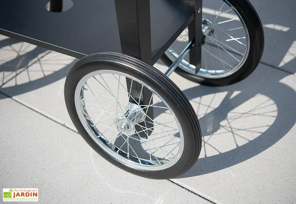 Jardinière En Acier à Roulettes - Wheels 7 Jardinière En Acier à Roulettes - Wheels – Image 5