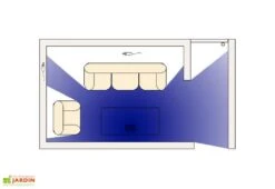 Répulsif Ultrasons Rongeurs Et Insectes + Adaptateur Secteur -Garanta Jardin Magasin schema angles morts repulsif ultrasons