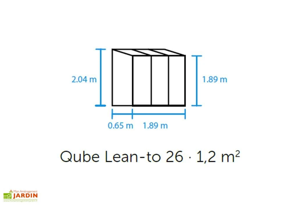 Halls Serre De Jardin Adossée En Verre Trempé Qube Lean-to 26 – 1,2 M² 7 Halls Serre De Jardin Adossée En Verre Trempé Qube Lean-to 26 – 1,2 M² – Image 5