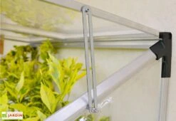 Serre Adossée En Aluminium Et Polycarbonate Lean To (63,5 X 125 Cm) -Garanta Jardin Magasin serre adossee aluminium polycarbonate lean to 63 5 x 125 cm 4