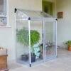 Serre Adossée En Aluminium Et Polycarbonate Lean To (63,5 X 125 Cm) -Garanta Jardin Magasin serre adossee aluminium polycarbonate lean to 63 5 x 125 cm 5