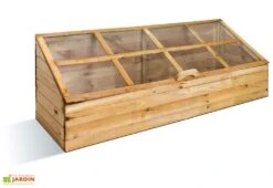 Mini Serre De Jardin En Bois Autoclave Burger - Serre Châssis 180 Cm
