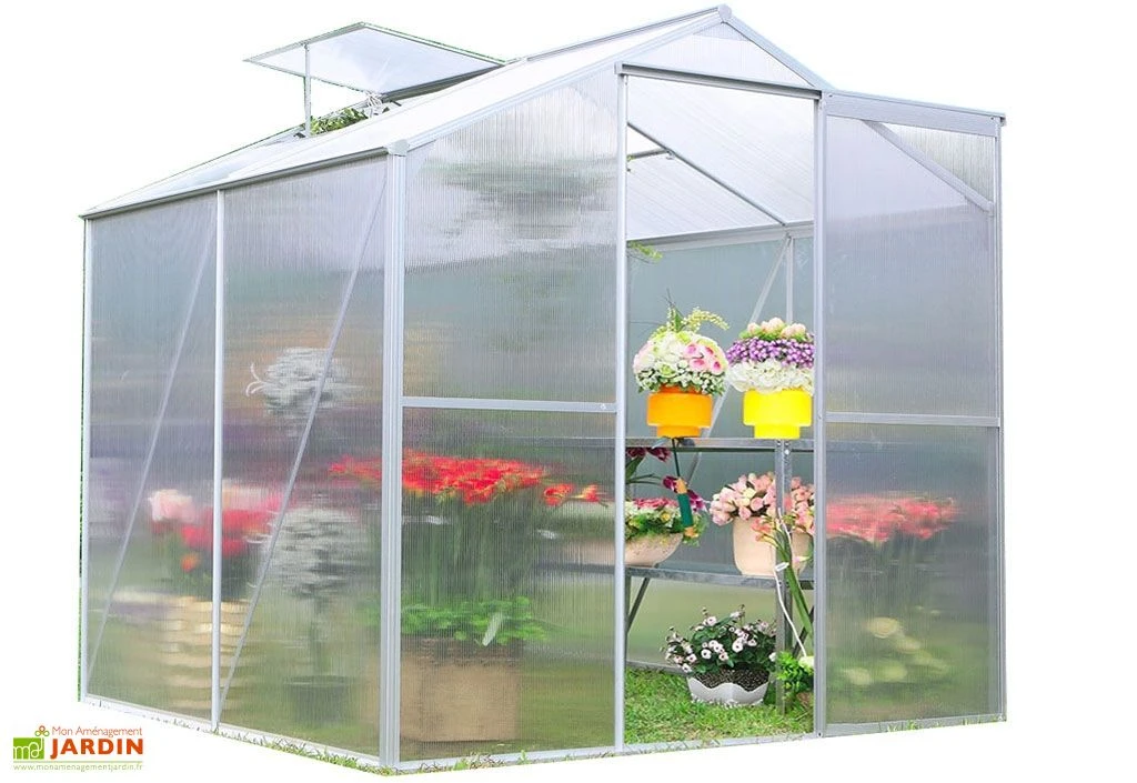 Serre De Jardin Polycarbonate 2,39 M² (188x127) 3 Serre De Jardin Polycarbonate 2,39 M² (188x127)