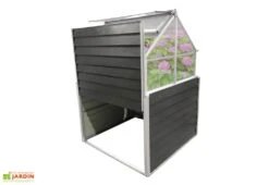 Mini Serre De Jardin Surélevée Avec Rangement – 1,2 X 1,2 M -Garanta Jardin Magasin serre hauteur rangement