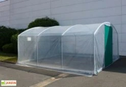 Serre Tunnel Tonneau En Polyéthylène 36 M² - 4 Saisons Plus 9 X 4 M -Garanta Jardin Magasin serre jardin 4 saisons plus 450 3 2