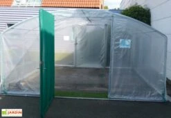 Serre Tunnel Tonneau En Polyéthylène 24 M² - 4 Saisons Plus 6 X 4 M -Garanta Jardin Magasin serre jardin 4 saisons plus 600