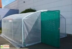 Serre Tunnel Tonneau En Polyéthylène 48 M² - 4 Saisons Plus 12 X 4 M -Garanta Jardin Magasin serre jardin 4 saisons plus 600 2 3