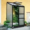 Halls Serre De Jardin Adossée En Polycarbonate Atlan 2 – 0,9 M² -Garanta Jardin Magasin serre jardin adossee polycarbonate atlan 2