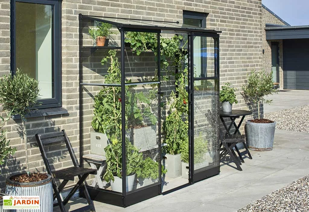Halls Serre De Jardin Adossée En Verre Trempé Qube Lean-to 26 – 1,2 M² 3 Halls Serre De Jardin Adossée En Verre Trempé Qube Lean-to 26 – 1,2 M²