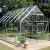 Halls Serre De Jardin En Aluminium Et Verre Trempé Universal 128 – 9,9 M² 1 Halls Serre De Jardin En Aluminium Et Verre Trempé Universal 128 – 9,9 M² -Garanta Jardin Magasin serre jardin alu verre trempe universal 128