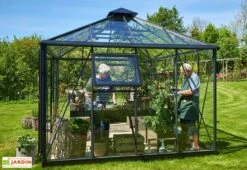 Jardin D’Hiver Verre Trempé Alu Anthracite 13 M² – Juliana Grand Oase -Garanta Jardin Magasin serre jardin aluminium anthracite verre trempe juliana grand oase 8