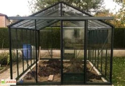 Serre De Jardin En Aluminium Et Verre Trempé Essentia 16,4 M² 10 Serre De Jardin En Aluminium Et Verre Trempé Essentia 16,4 M² -Garanta Jardin Magasin serre jardin aluminium essentia 530x309 cm